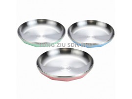 (1PCS)XB6511#22CM 304 STAINLESS STEEL WHEAT PLATE